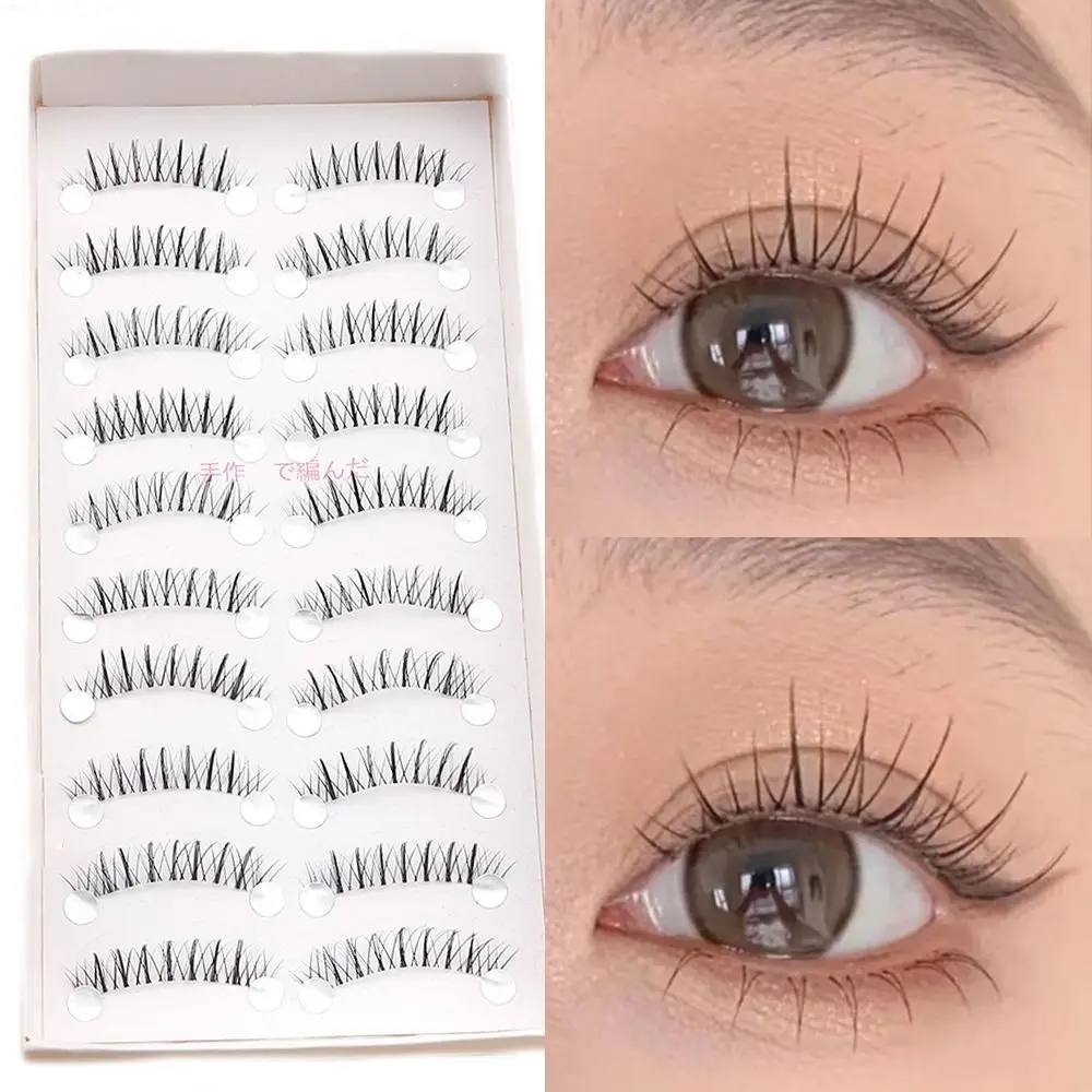 

Cruelty-free 3D False Eyelashes Ultra-wispies Natural Long Eye Lashes Super Soft Handmade Fake Eyelashes Eye Lashes Extension