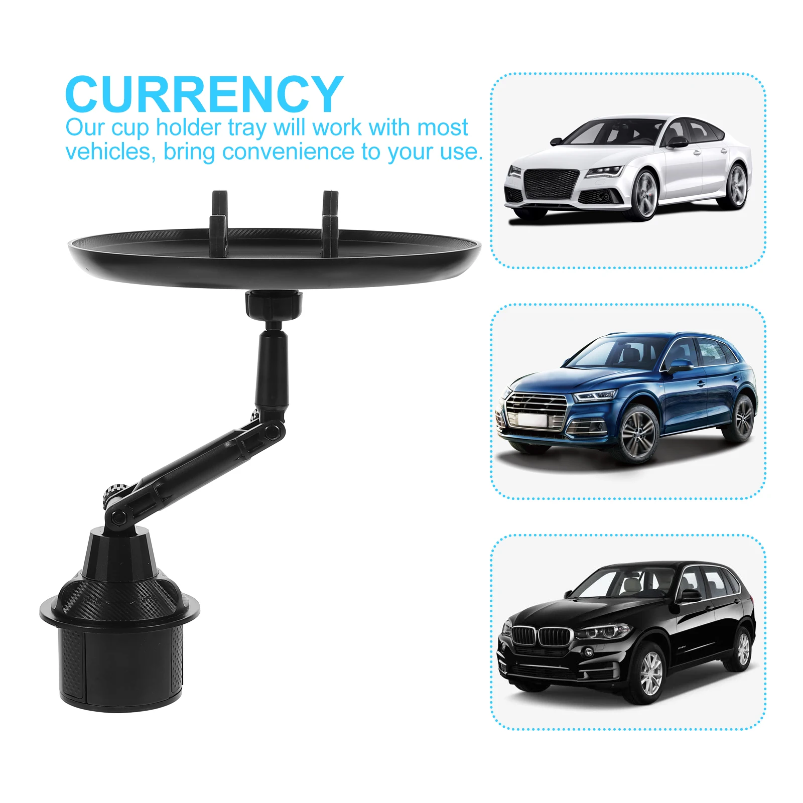 

1pc Dining Food Plastic Cup Holder Adjustable Phone Stand Supplies Storage Holder Supplies Storage Solution