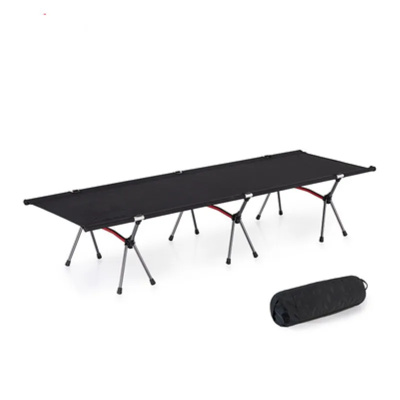 Camping Folding Bed Aluminum Alloy Outdoor Camp Bed Portable Camping Bed Tent Adjustable Lunch Break Single