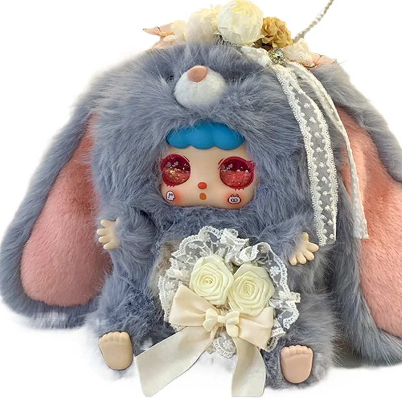 

New Kebidou Naifu Bunny Sauce 600% Series Vinyl Face Blind Box Toy Cute Doll Ornament Trendy Gifts Collectible Trend Toys