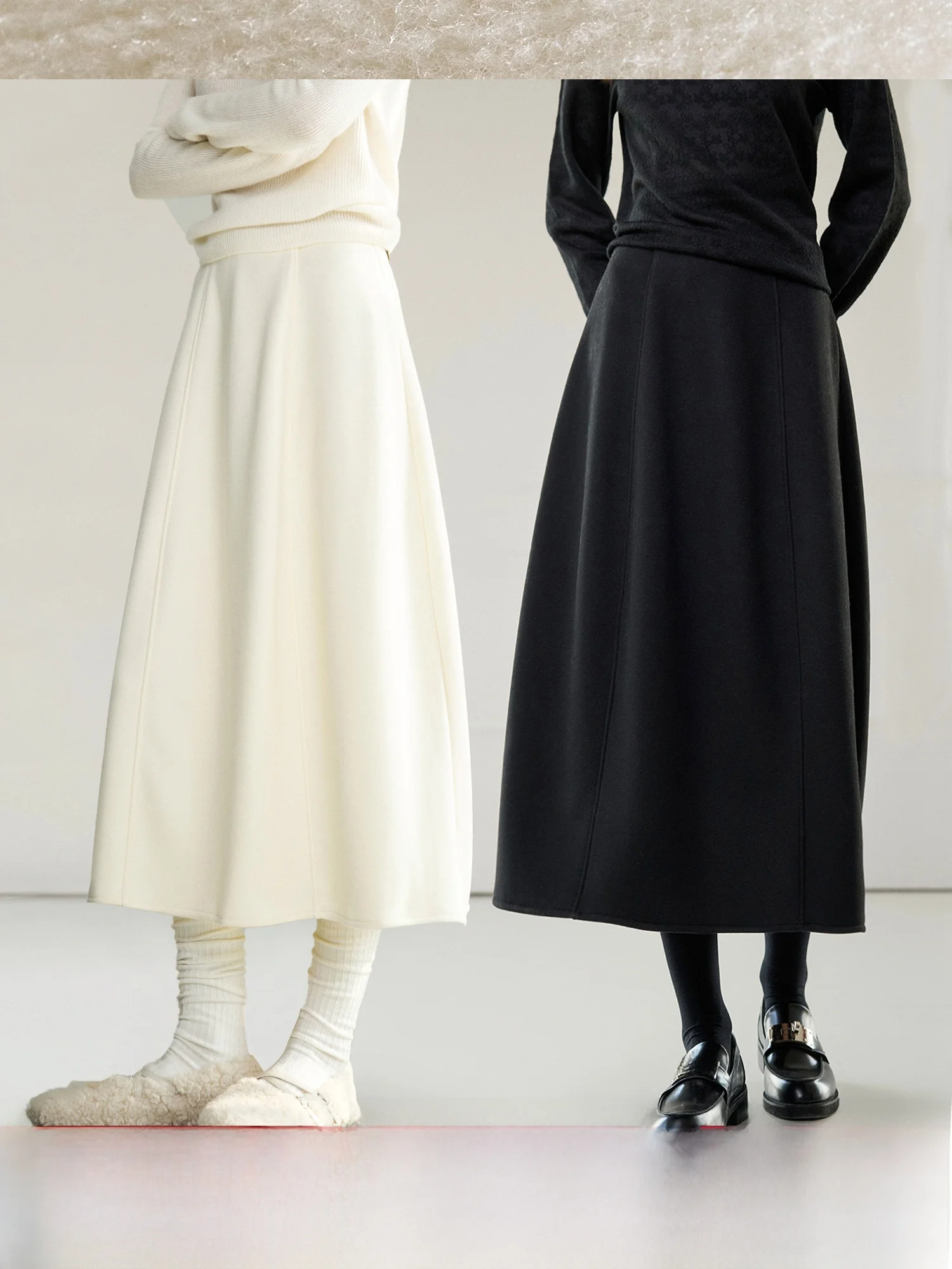 

Autumn Valley Odette Waltz Fce Lined Oversized Women's Skirt Floral Print Casual Wear Polyester Blend Velvet Fabric