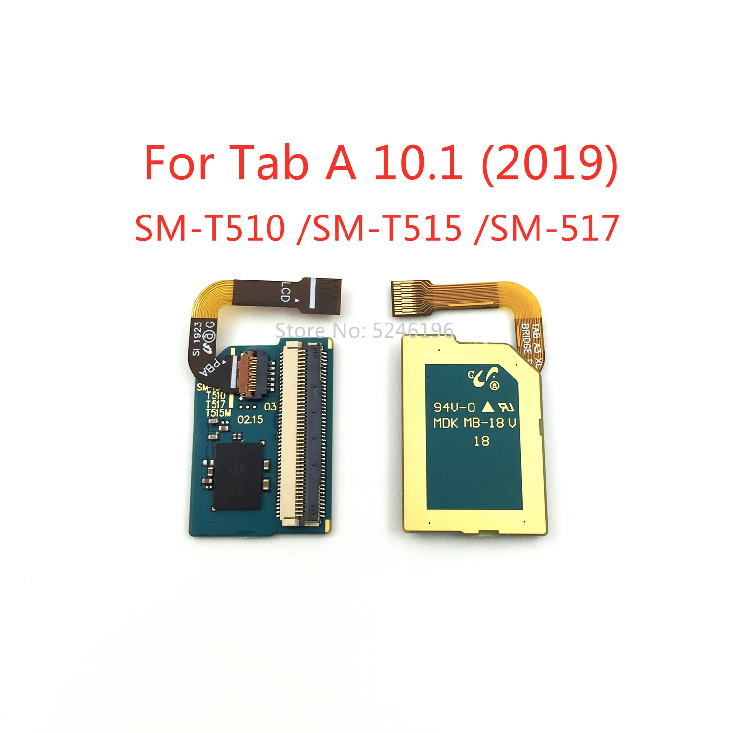 

1 шт., ЖК-экран, сенсорное подключение, маленькая плата, гибкий кабель для Samsung Tab A 10,1 (2019) SM-T510 SM-T515 SM-T517, запасная часть