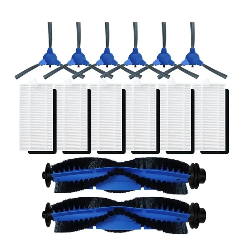 Основная боковая щетка основного HEPA-фильтра для компонентов робота-пылесоса Anker Eufy Robovac 11S, 12, 15T, 15C, 25C, 30, 30C, 35C