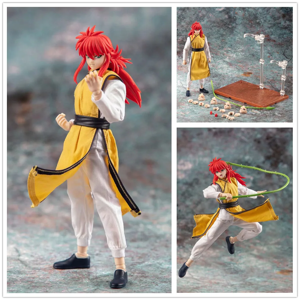 

Игрушки Dasin GT 1/12, 6-дюймовая экшн-фигурка YuYu Hakusho Kurama, Боевая форма, модель ND090