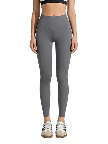 Women's Summer High Waist Shark Texture Leggings, Ultra-Thin Ice Silk Seamless Butt Lifting Shaping Pants, Wearable Outside