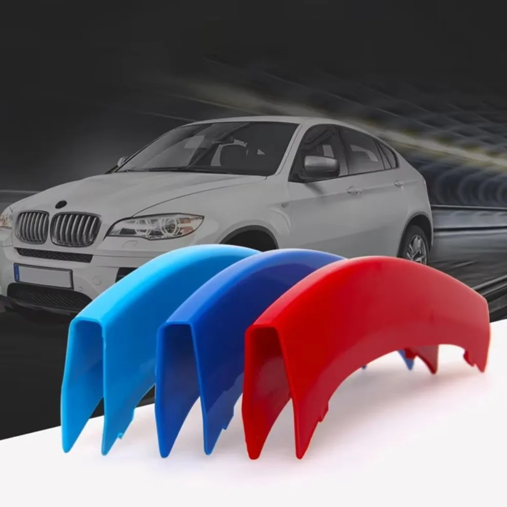 Car Front Net Kidney Grill Sport M Style Color Clip Trim Decorative Parts Accessories Fit For BMW X3 X4 F25 F26 2011-2017 1set