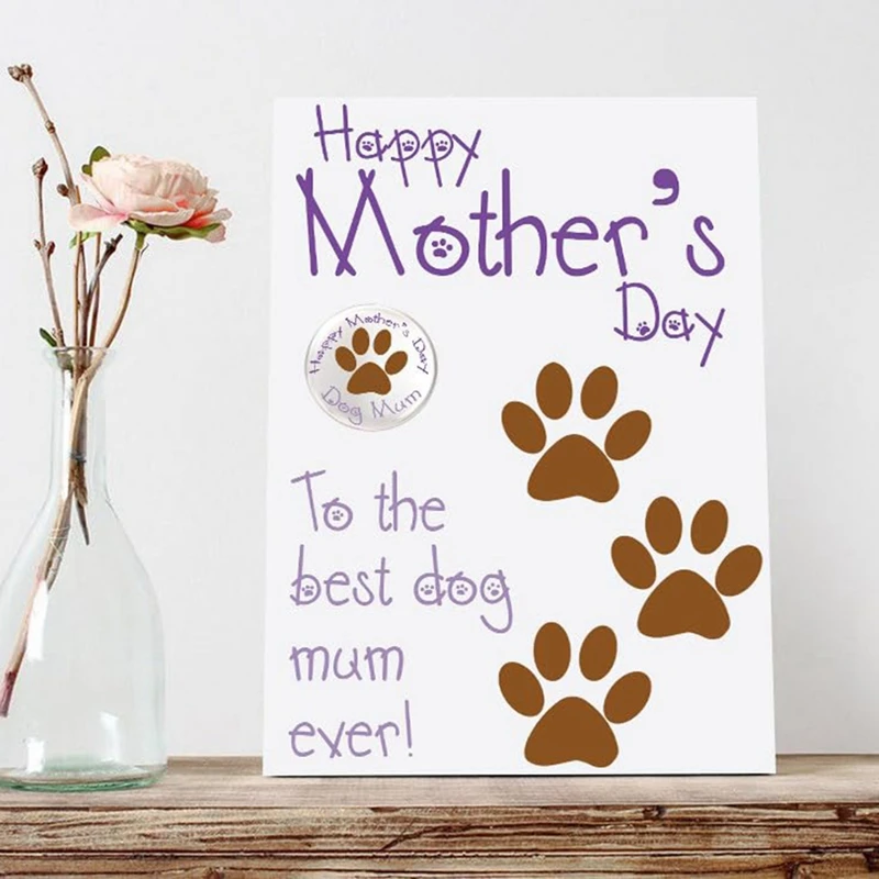 

Mothers Day Card From The Dog For Mum With Badge Mother's Day Cards And Mother's Day Gifts Easy Install Easy To Use