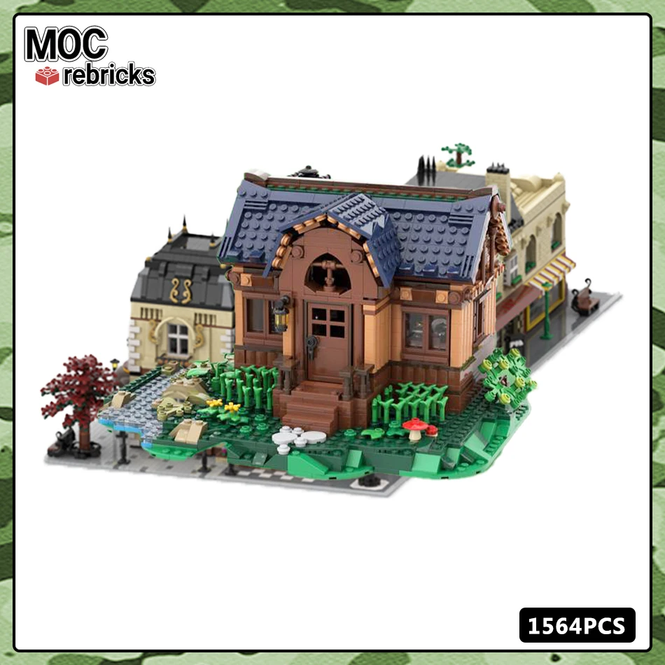 MOC-154034 Street View Architecture Series Hut House importer nights DIY Modèle Collection Experts TariBricks peuvToys Gifts