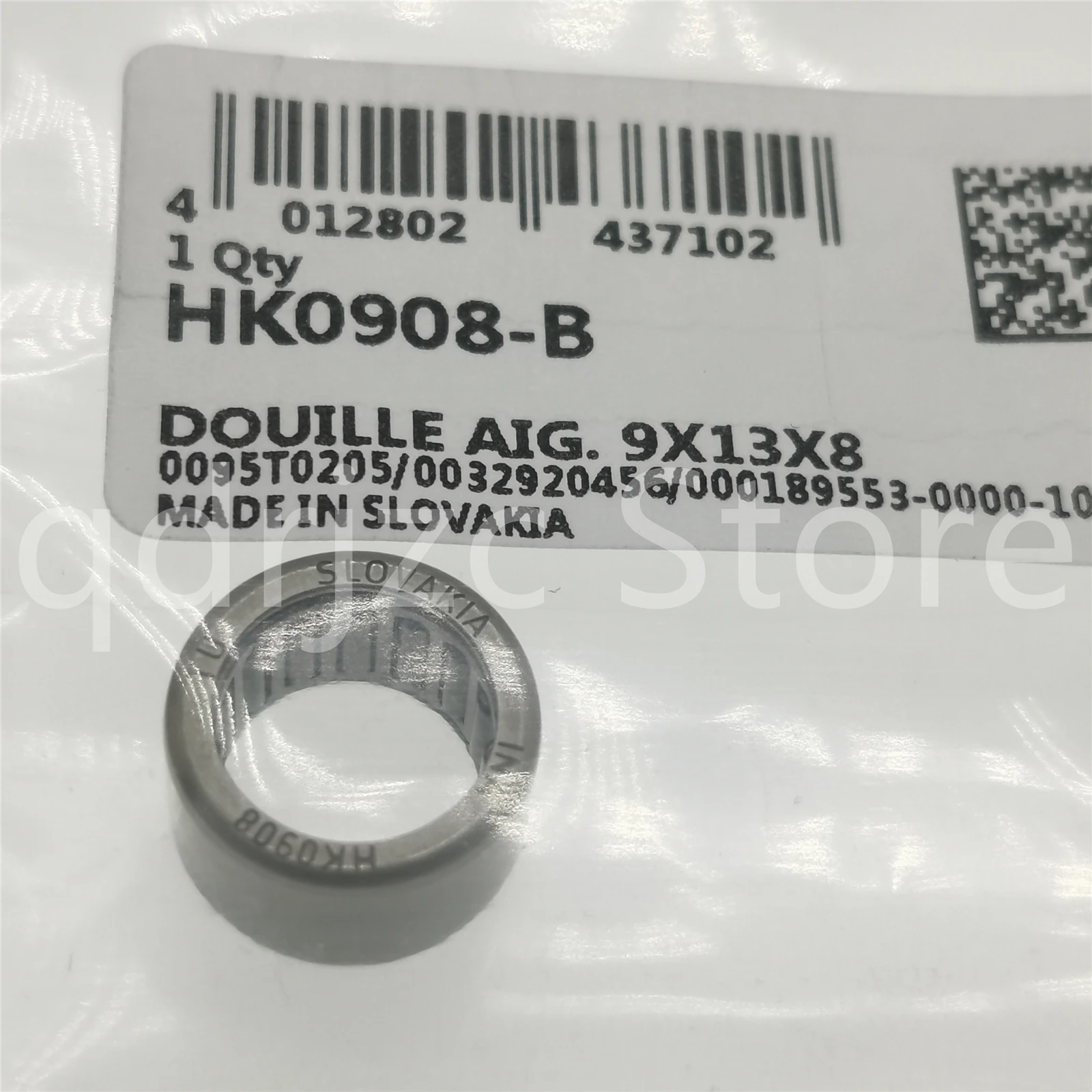 stamped outer ring needle roller bearing HK0908-B = TLA98Z 9mm X 13mm X 8mm