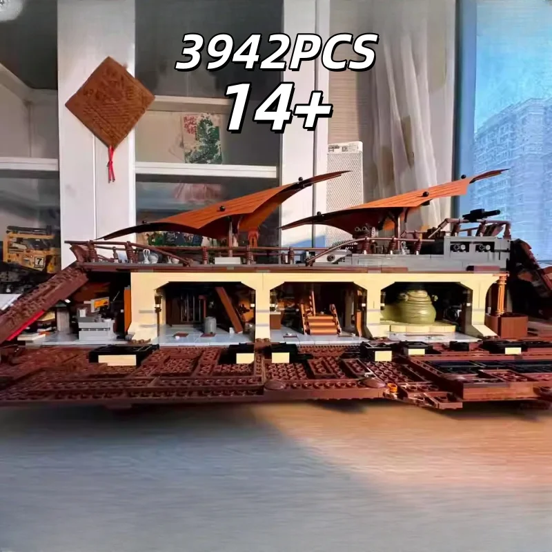 

2026new 3942pcs Sail Barge Building Blocks 75397 Classic Ship Model Kit Collectible Toy for Adults Kids Christmas Birthday Gift