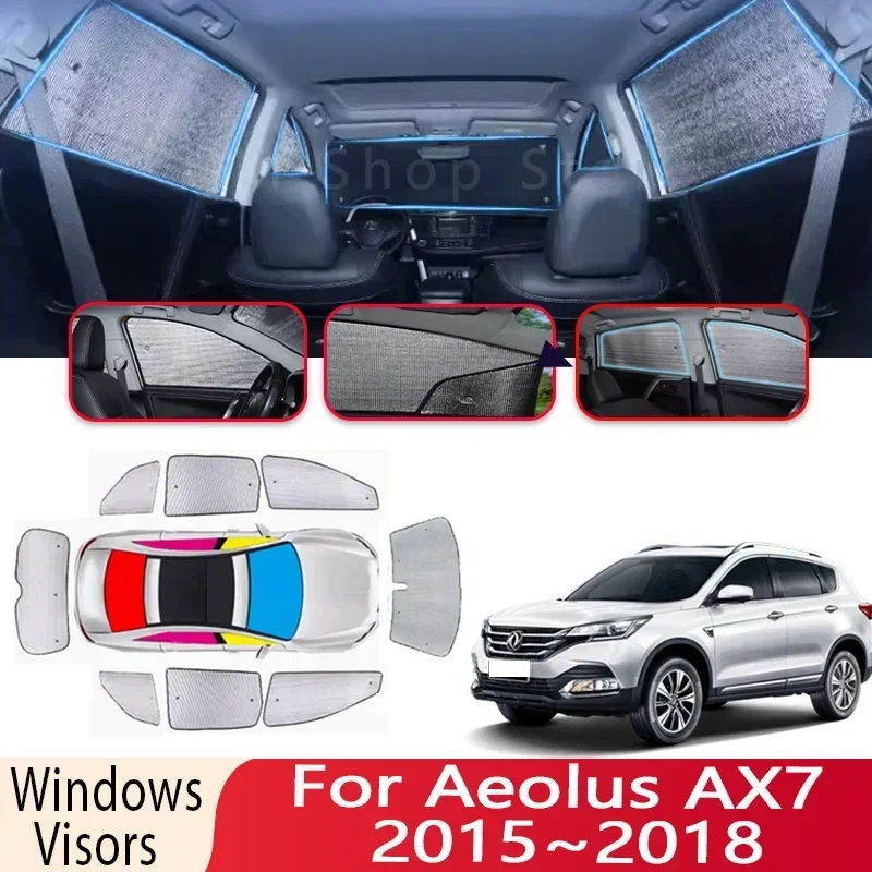 

Автомобильный солнцезащитный козырек для Aeolus AX7 2015 ~ 2018 2016 2017, солнцезащитный козырек на лобовое стекло, теплоизоляционный автоматический солнцезащитный козырек, автомобильные аксессуары