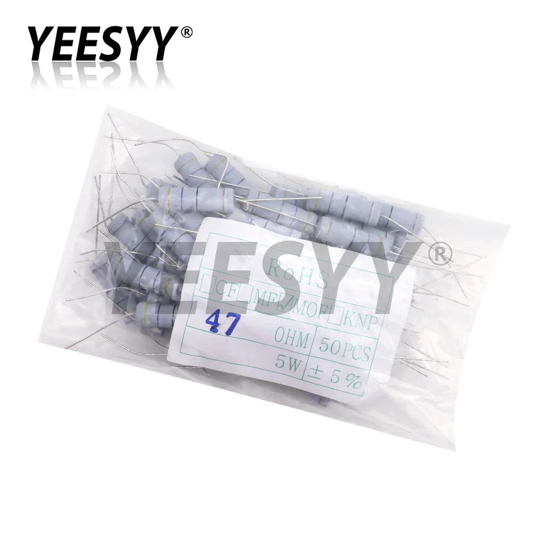 50Pcs 5W Metal Oxid…