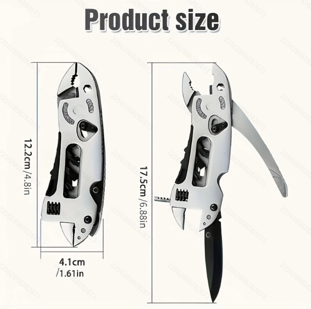 1pc Ultimate Multi-Tool Pliers, Portable, Durable Design, Multifunctional Outdoor Multi-Purpose Tools and Daily Use