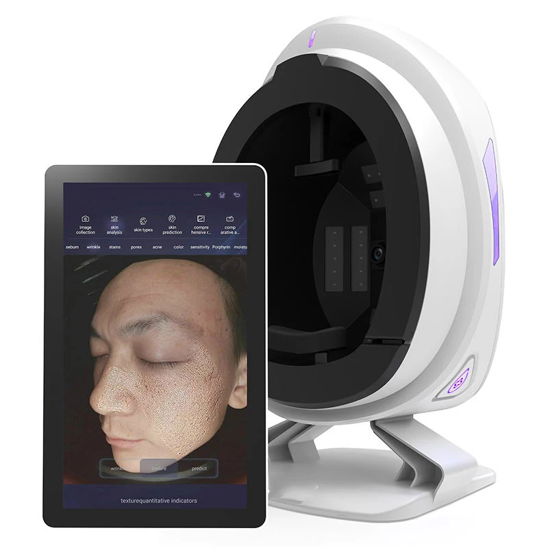 New 8 Spectrum Digital Analyzer Face Analysis Machine 3d Digital Facial Skin Analysis Machine Facial Scanner for Sale