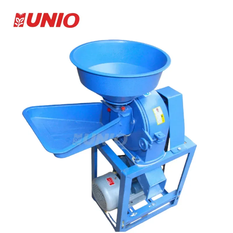 Feeding Corn Mill Machine, Rice Maize Grass Soybean Bean Powder Multifunctional Feed Processing Disc Milling Grinder Machine