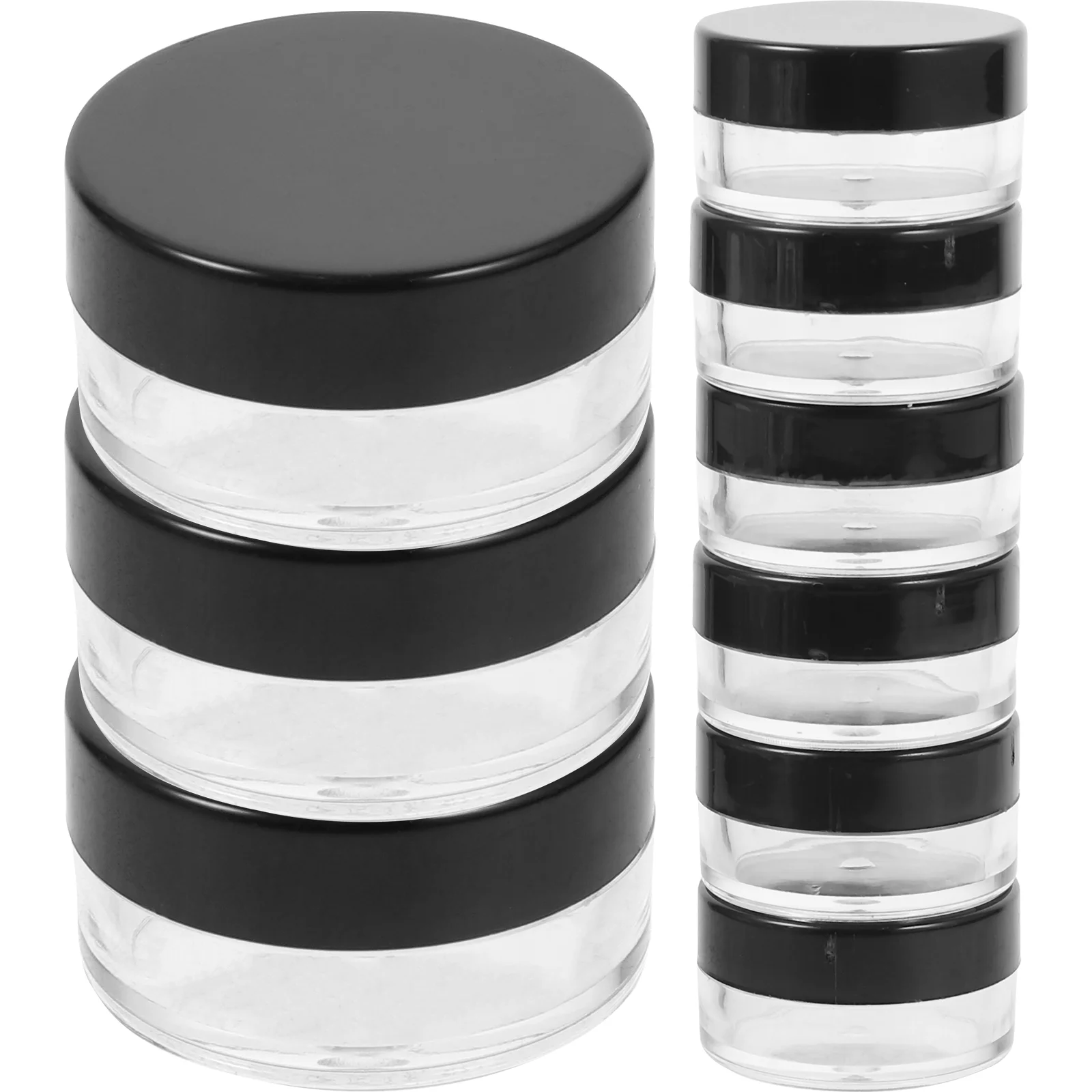 20 Pcs Cream Bottle Refillable Containers Bottles Round Travel for Cosmetics Creams Balm