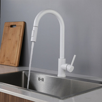 304 stainless steel kitchen pull-out sink, vegetable washing basin, universal hot and cold pull-out faucet