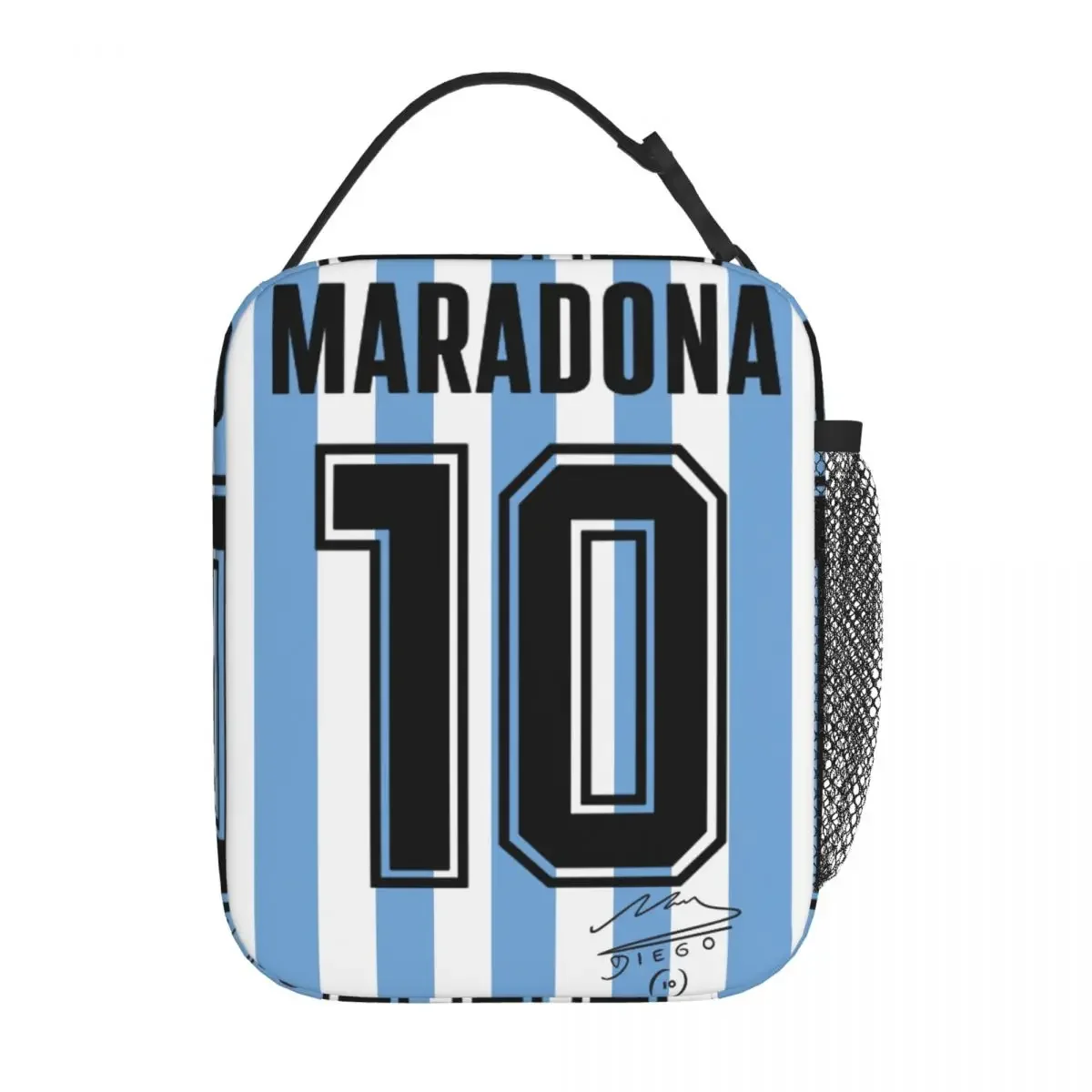 Diego Maradona 10 Product Insulated Lunch Bag School Food Box Reusable New Arrival Cooler Thermal Bento Box