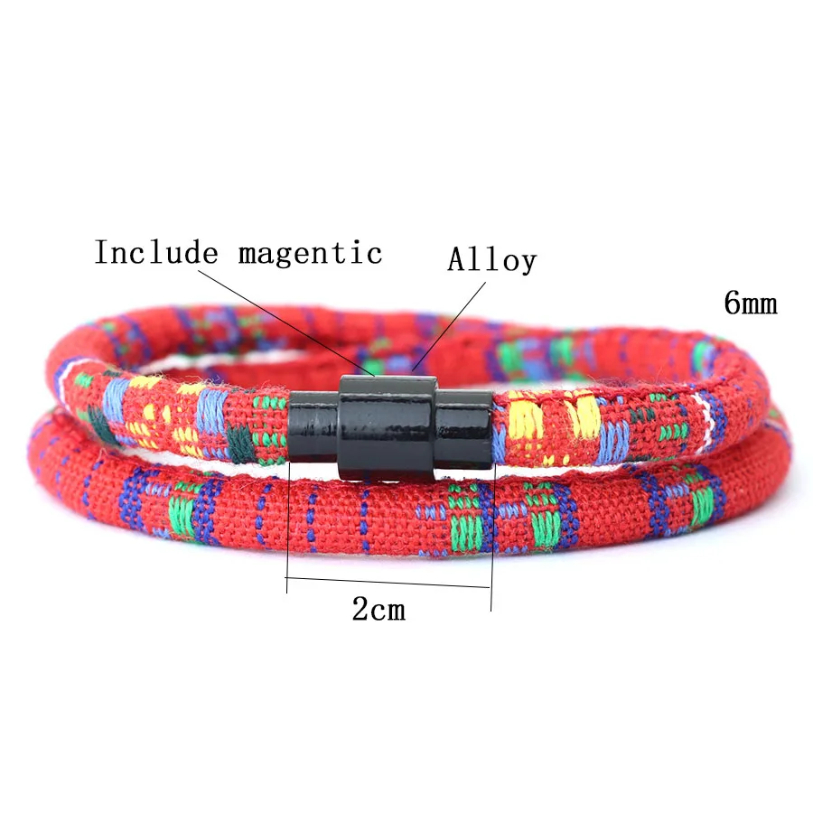 Simple Style Mens Bracelet Ethnic Fabric Thread Braslet Homme Festival Accessories Beach Surfing Nautical Rope Braclet Pulseria