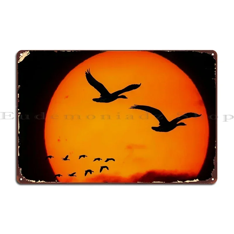 Amazing Sun Set Graphic Metal Sign Cinema Design Pub Personalized Painting Personalized Tin Sign Poster