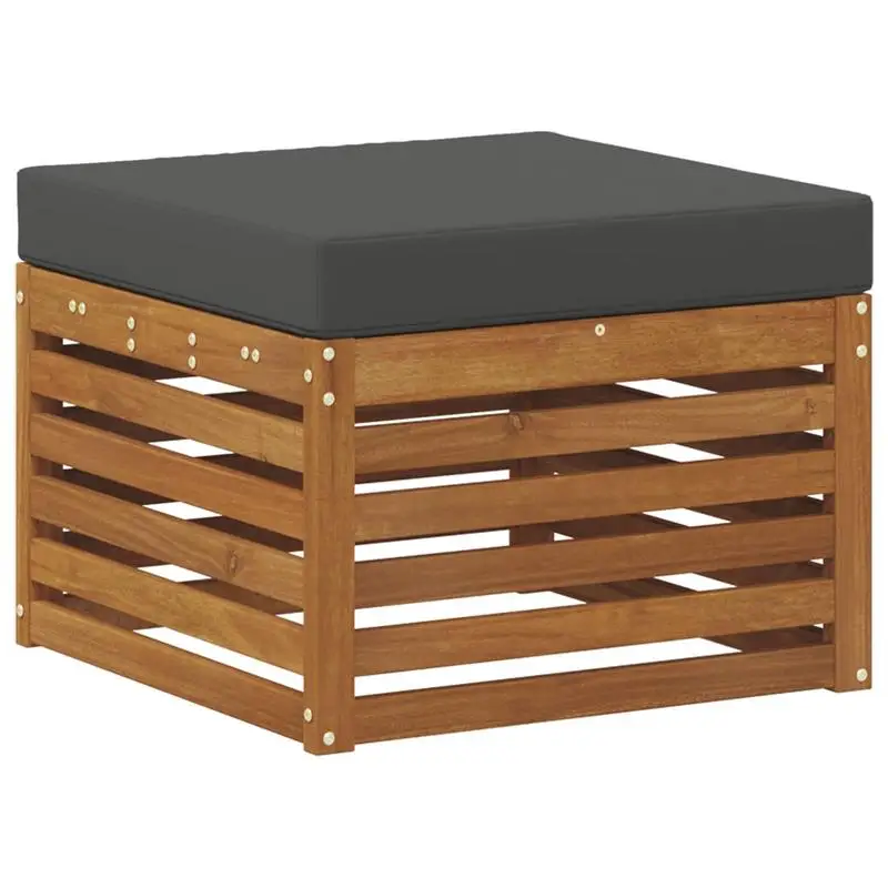 Fotografia 6: Conjunto de sofás de exterior 7 peças Natural e Antracite