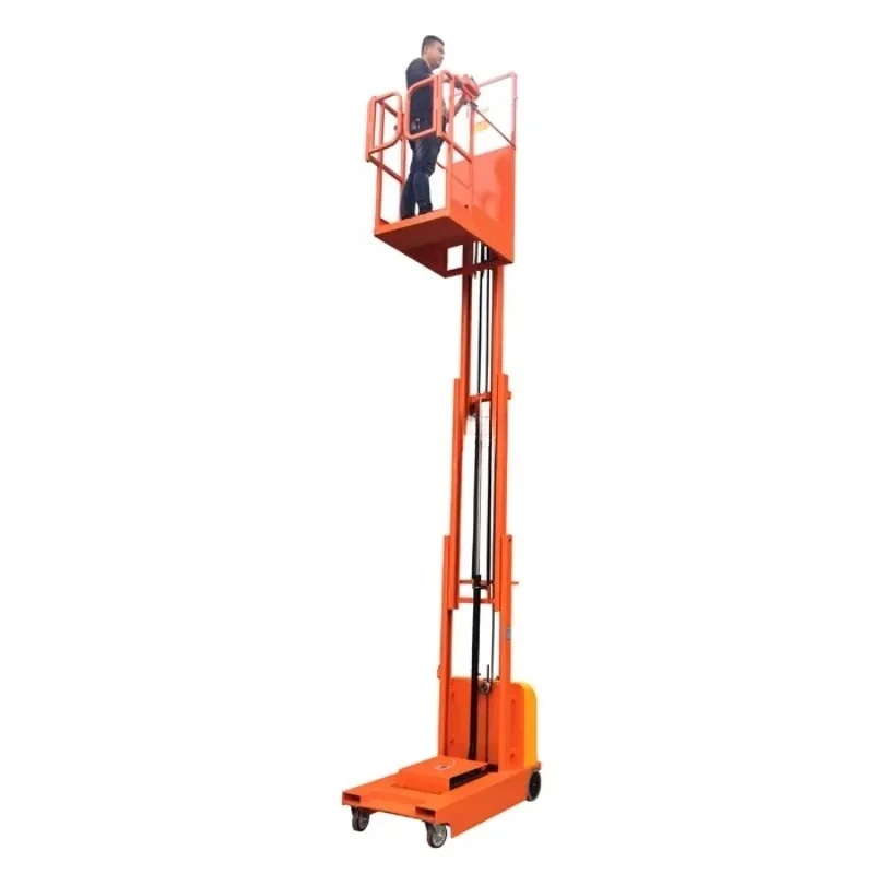 2026 Best Selling 3m 4m 5m Self Moving Electric Order Picker Pick up  Lift Safety Guardrail For Warehouse Stock Logistics Center