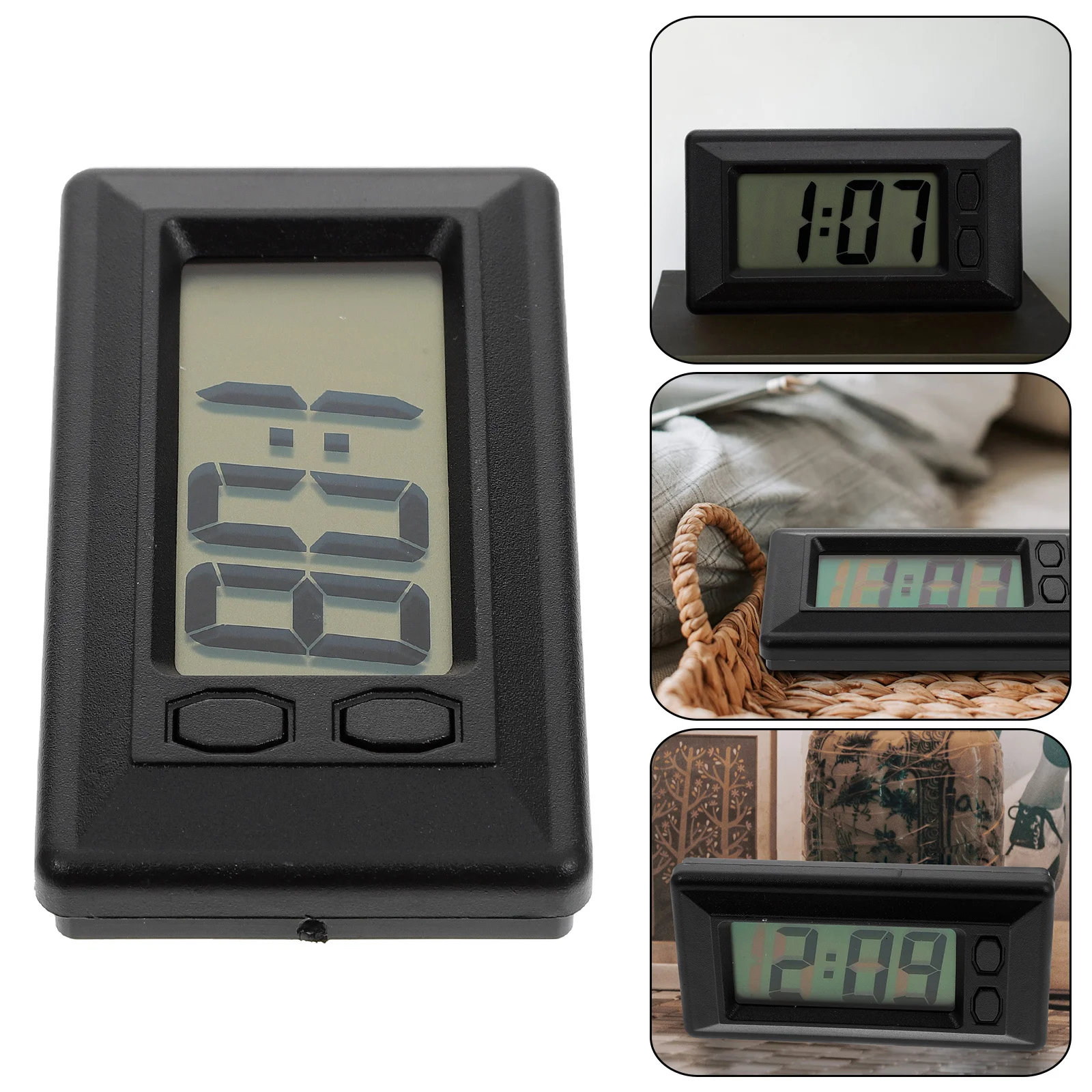 

Electronic Calendar Ultra Thin Electronic Clock Thin For Dashboard Home Office Desk Use Mini Digital Clock