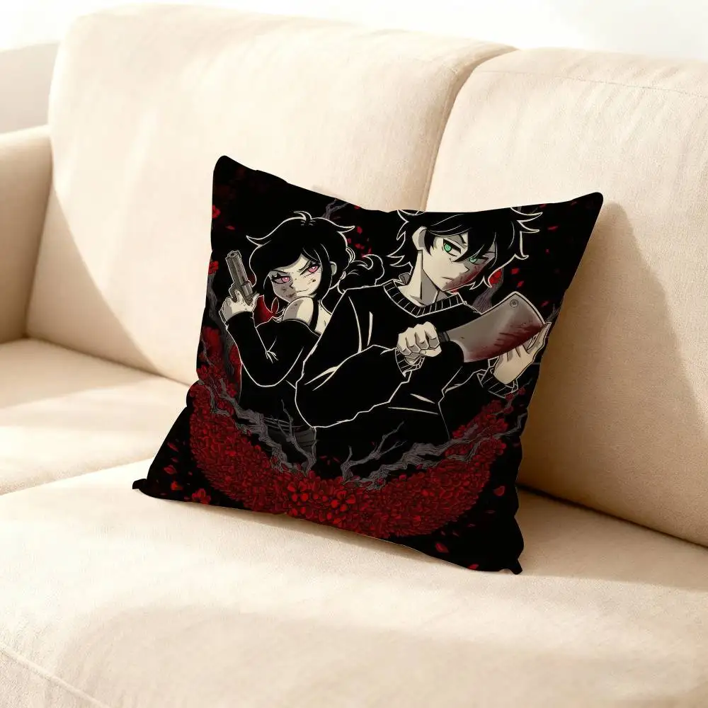 

Ashley Graves Leyley Coffin Pillow Case For Sofa Decor Car Office Room Printing Cushion Cover Decorations and Protector