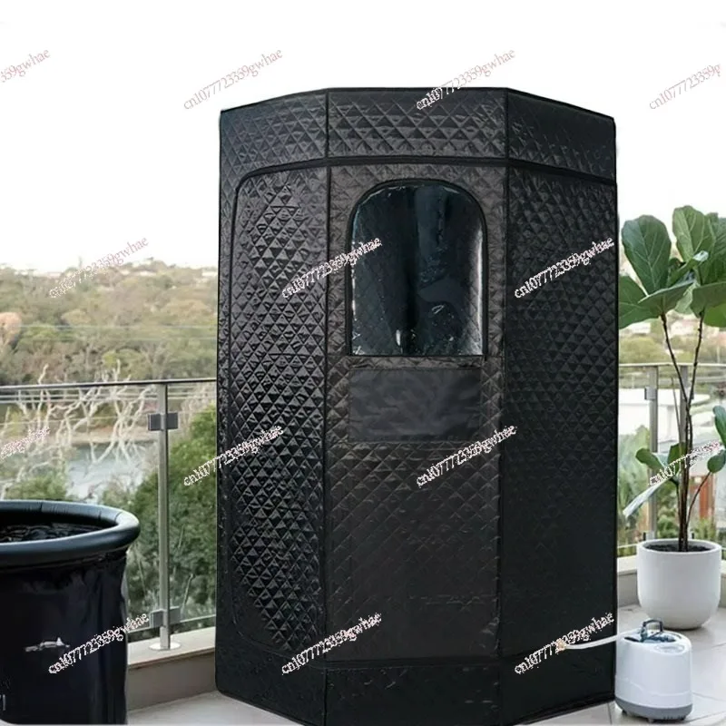 

Портативная паровая сауна-палатка для домашнего спа, большой объем для всего тела, парогенератор 3 л, товары для сауны в наличии