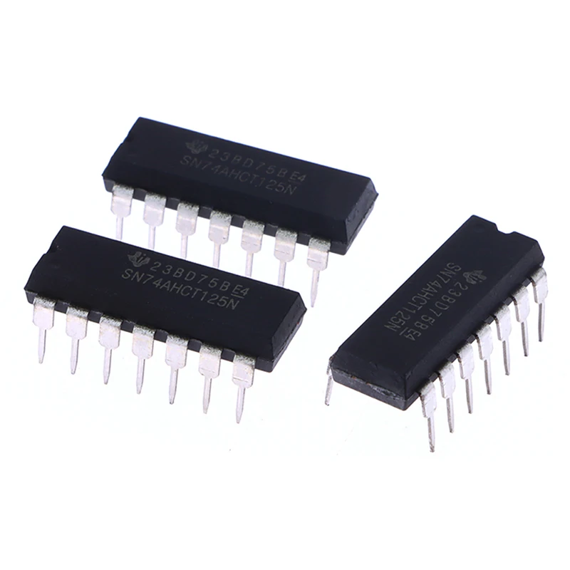 5pcs New 5pcs/lot SN74AHCT125N 74AHCT125 74AHCT125N In-line DIP-14 Logic Chip