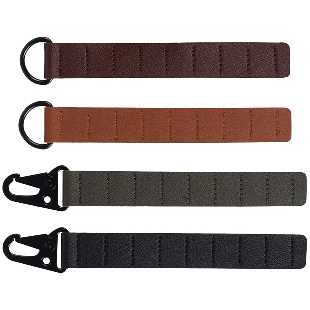 

4pcs Tent Peg Camping Stake Holders Portable PU Bags Outdoor Hiking Trip Nail Accessories Gardening