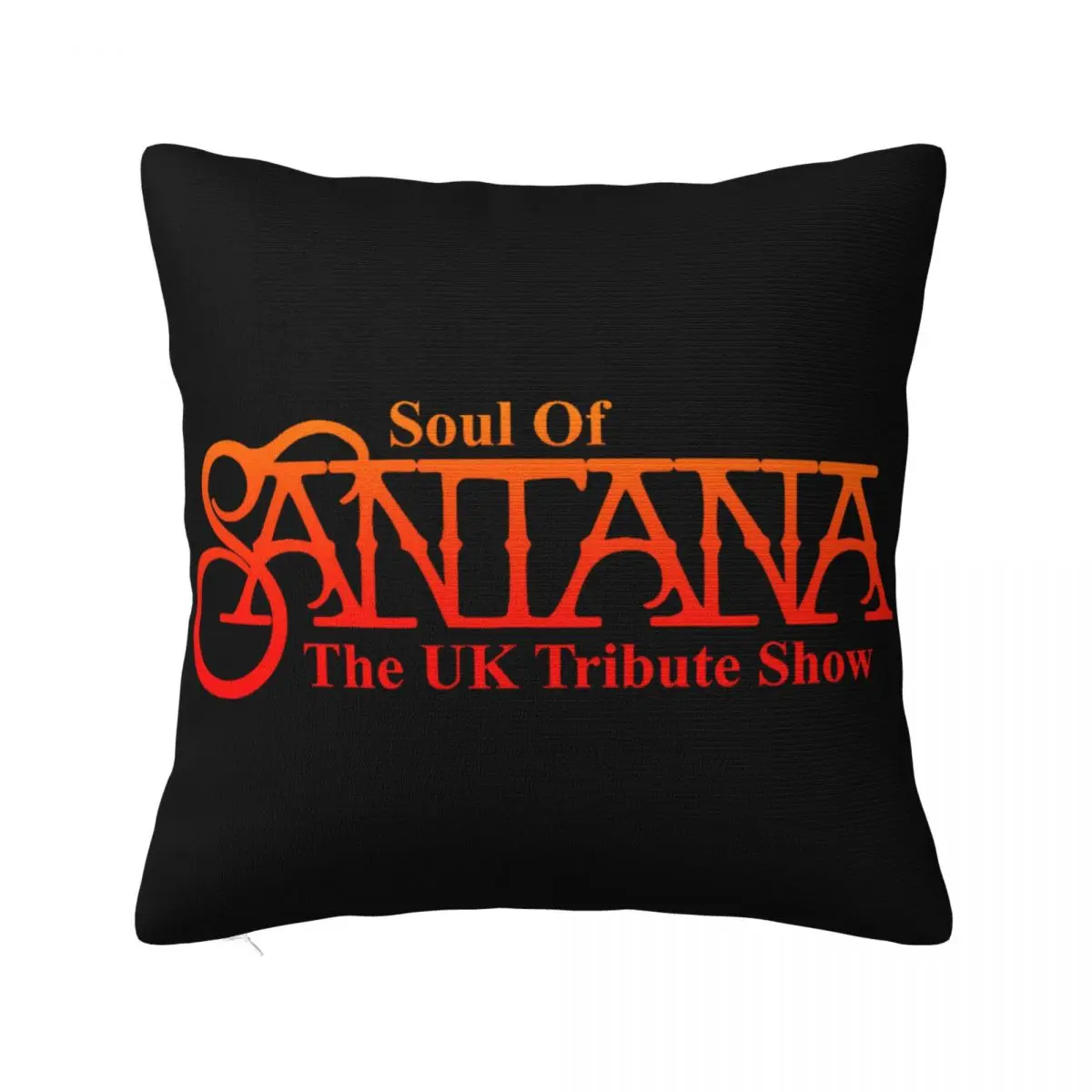 Santana Logo Black New Fruit Of The Loom Middle Aged Simple Promotion Rap Woman Breathable Cartoon Top Quality Pillow Case