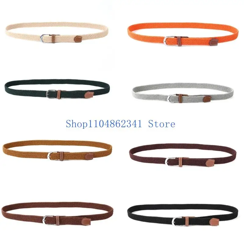 

5asd регулируемый эластичный ремень унисекс плетеный пояс для брюк стильный практичный