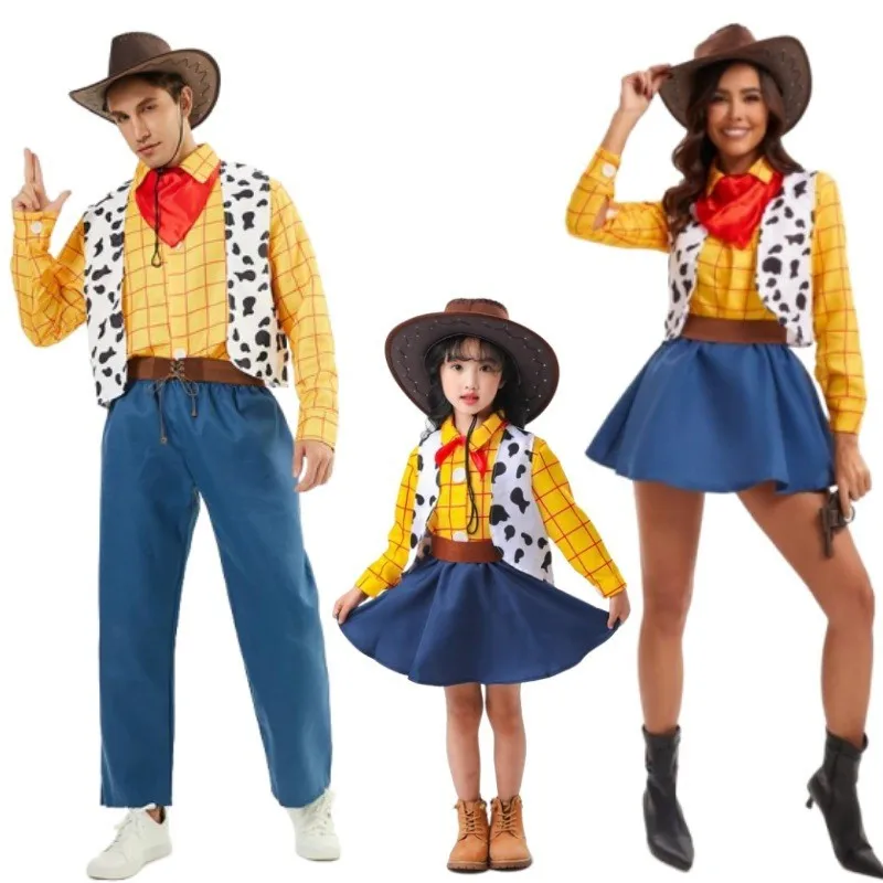 

Мобилизация костюма на Хэллоуин для пар, джинсовый костюм для ролевых игр, вечеринка для родителей и детей, комплект для дня кампуса