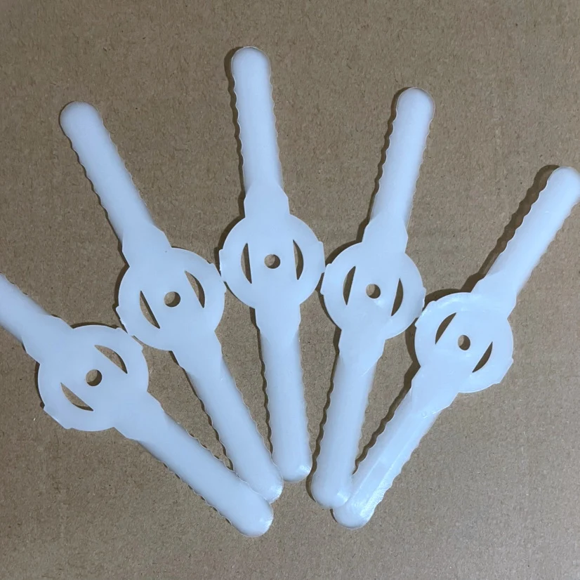 ใบมีดเครื่องตัดหญ้าพลาสติก20ชิ้นเครื่องตัดหญ้าเครื่องตัดหญ้าอุปกรณ์แต่ง pisau mesin Potong rumput ไร้สายเครื่องมือทำสวน