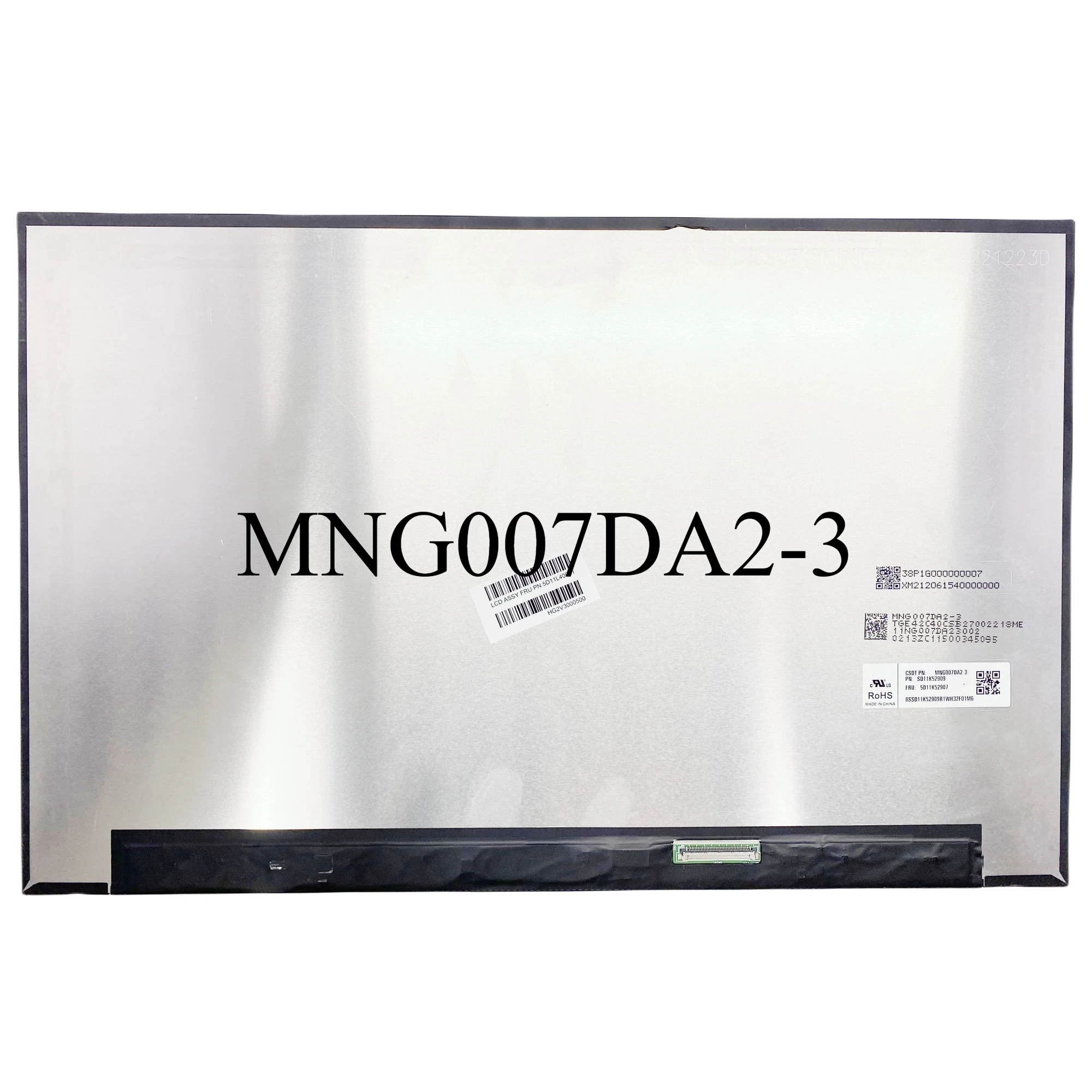 

MNG007DA2-3 16 inch LCD LED Display Screen 240HZ 2560X1600