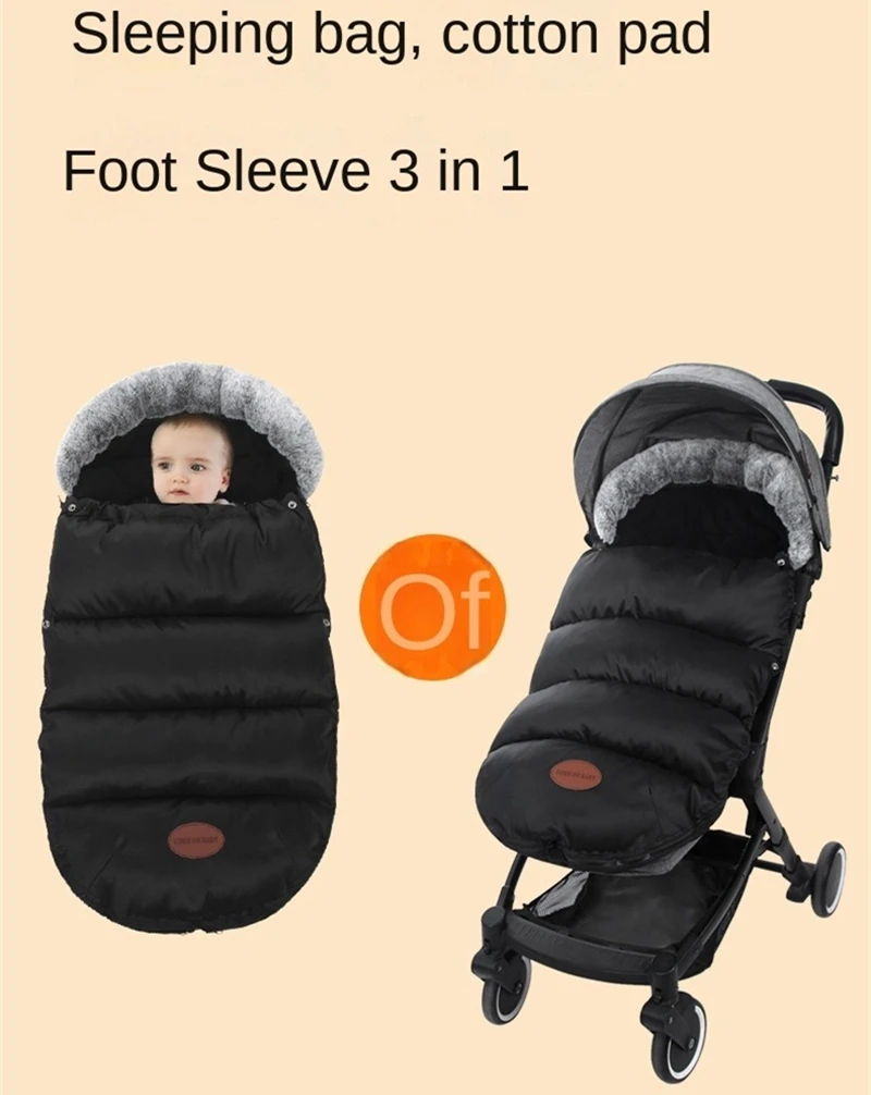 Adjustable Baby Car Seat Zipped Blanket for Babies Winter Multi Purpose Fleece Lined Warm Hooded Toddler Footmuff Waterproof