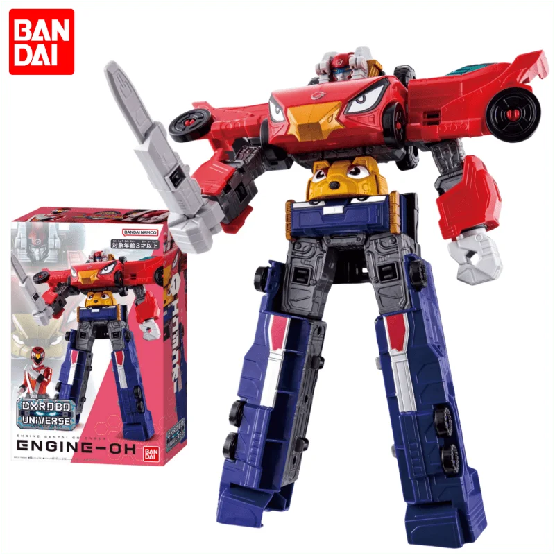 

Original Bandai Dx Super Sentai Universe Go Onger Go On King Transformable Combination Robot Anime Toy Peripheral Birthday Gift