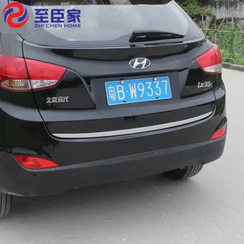 Tailgate Rear Door Bottom Cover Molding Trim Back Door Trim Car Accessories For Hyundai Ix35 2010 2011 2012 2013 2014 2015-2017