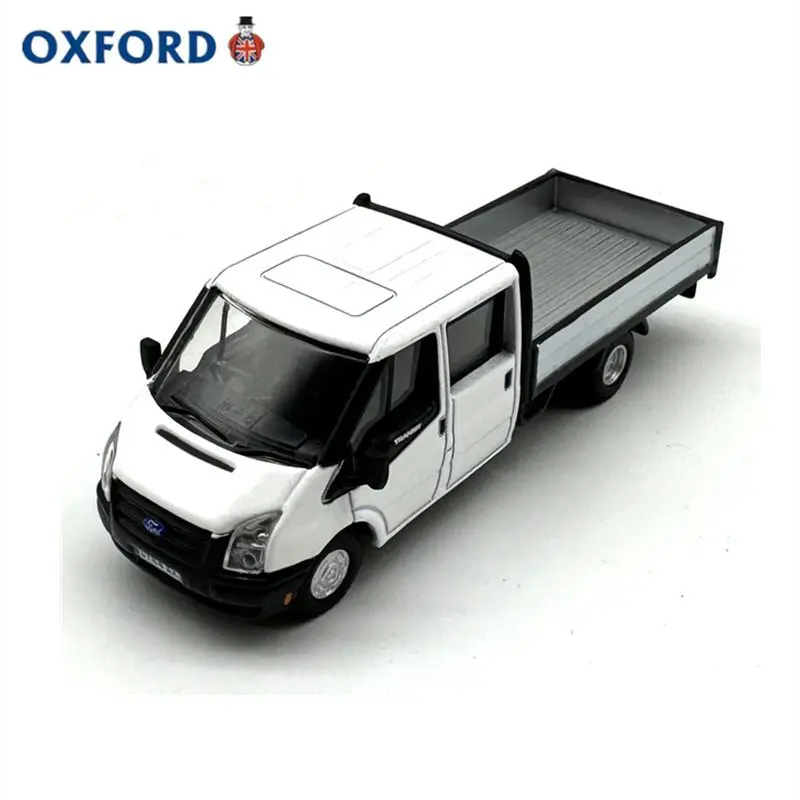 OXFORD 1:76 Transit Truck da trasporto Auto in lega Fonde sotto pressione e veicoli giocattolo Modello di auto Modello in scala in miniatura per bambini