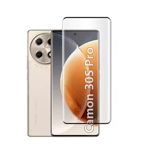 3D Glass For Tecno Camon 30s 30 20 20s 40 Pro 4G 5G Premier Screen Protector HD Film Curved Tempered Glass