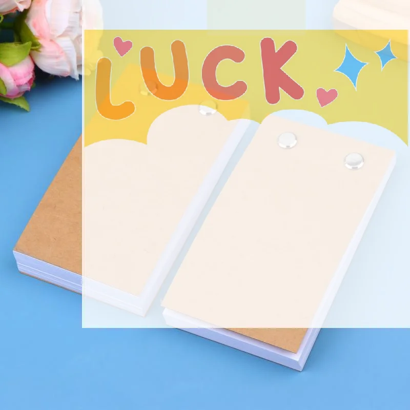 

Blank Flip Book Kit With 60/100 Sheets Animation Paper Flipbook Binding Screws For LED Tracing Light Pad Drawing Sketching