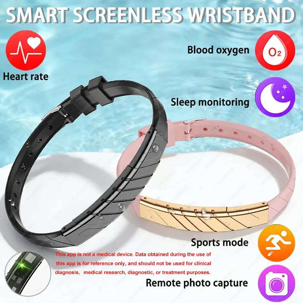 2026 new wireless smart bracelet IP68 waterproof health detection sleep stress monitoring exercise fitness tracker smart watch