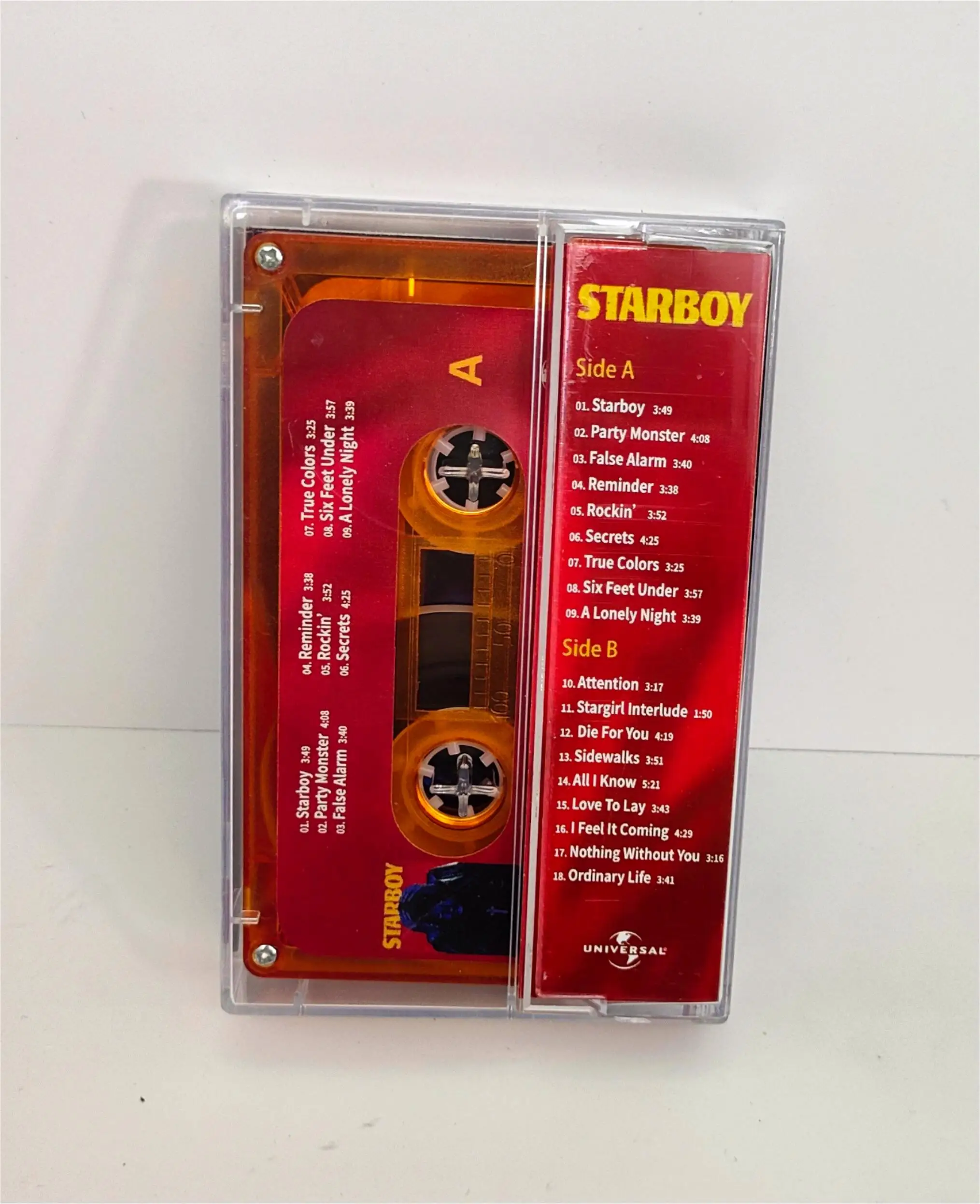 Retro The Weeknd Music Magnetic Tape Starboy Album Cassettes Cosplay Walkman Car Recorder Soundtracks Box Collection Gifts