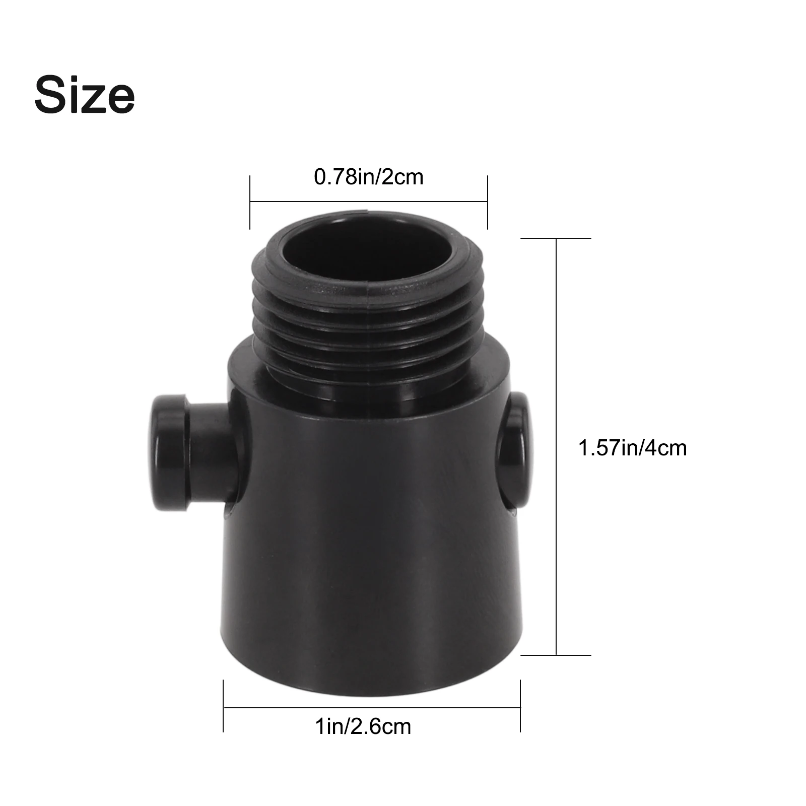 Kitchen Decor 38x28mm Flow Water Stop Valve Flow Control Valve Safe Control Shut-off Water-saving Device ABS Material