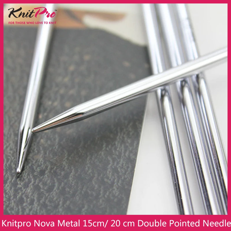 Knitpro Nova Metal 15cm/20 cm Double Pointed Knitting Needle