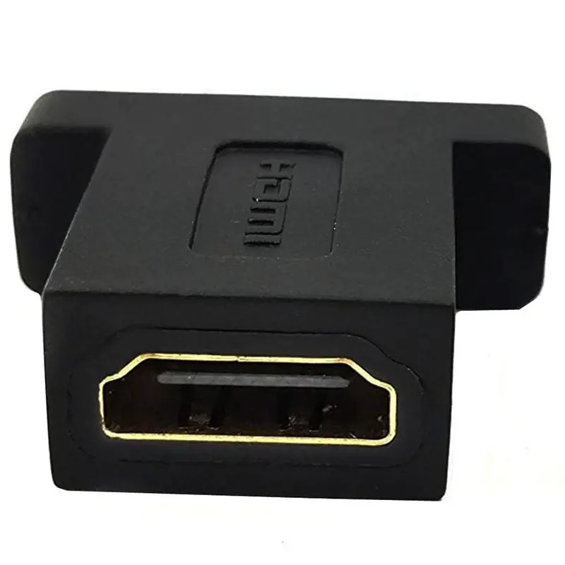 HDMI Compatible Female To Female With Nut Panel, Chassis Head Fixed, High-Definition HDMI Compatible Extension Joint M2.5 Metric