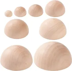 Half Round Pottery Tools , Wooden Ceramic Top Tool Clay Tools Pottery Plate Press Tool for Making Pottery Bowls and Plates