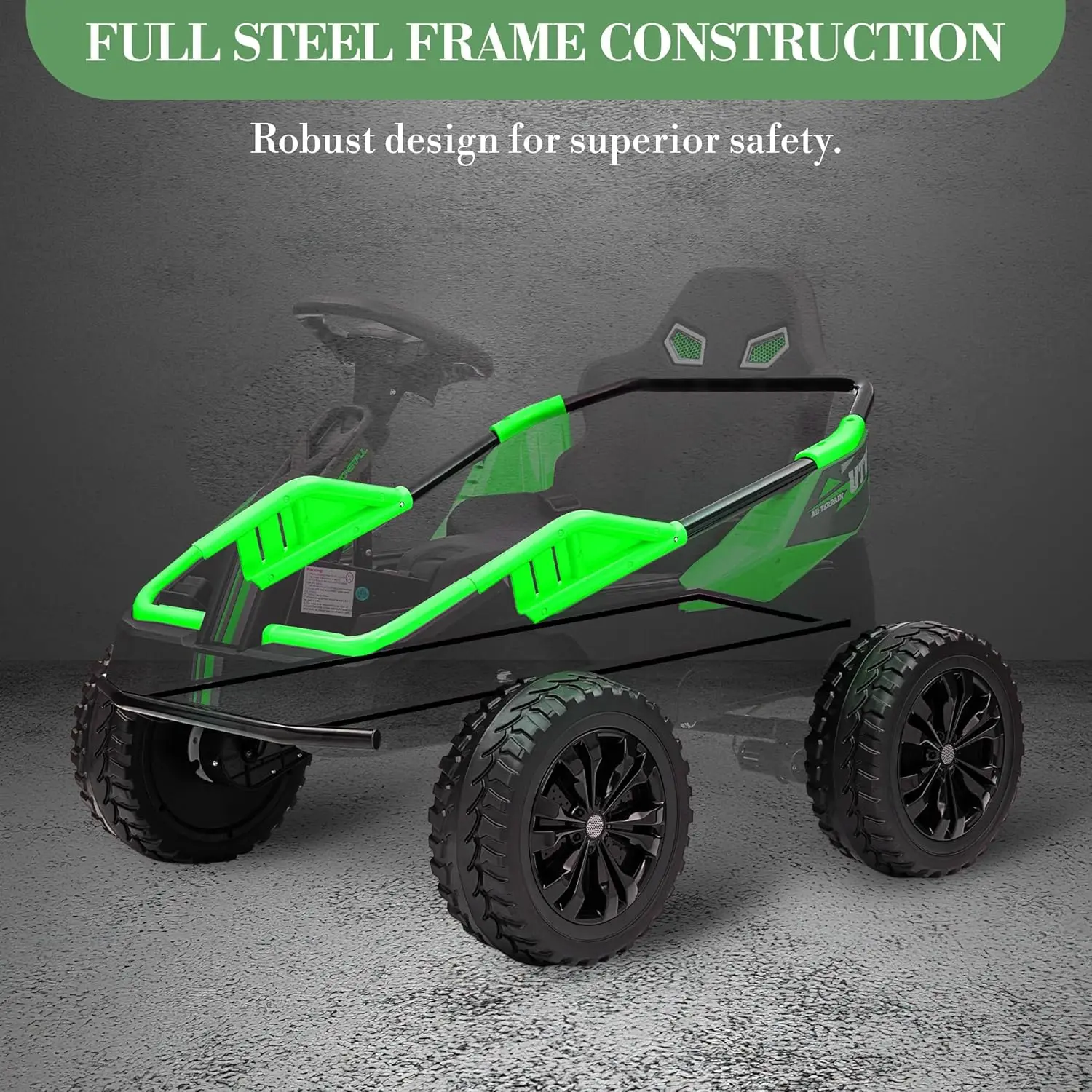 24V Ride-on Toys for Big Kids Electric Four Wheele Car with Parent Remote,Bluetooth Music, Horn, 4 Shock Absorbers,12v Batteries