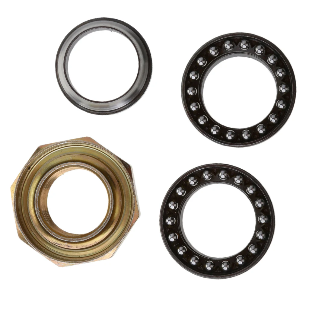 

Metal Steering Bearing Kit for PW 50PW Motorcycle Mini 50cc Motorbike Stem Bearing Set Black